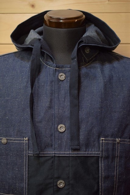 NigelCabourn / ナイジェルケーボン Nigel Cabourn LYBRO HOODED CHORE
