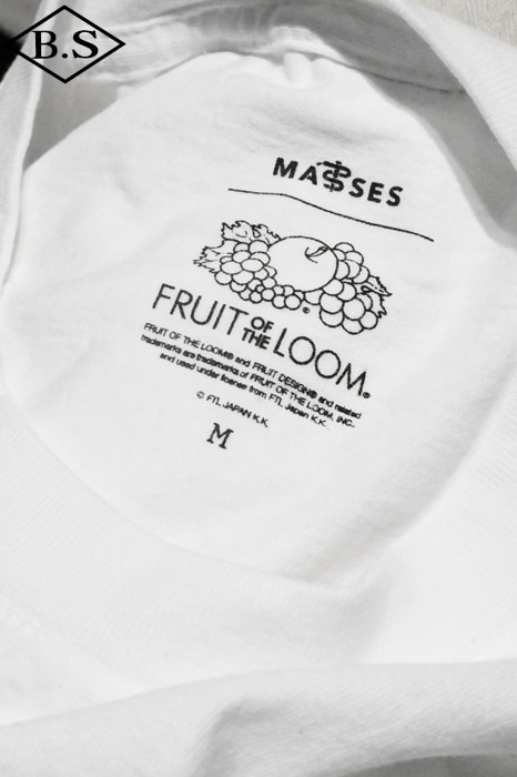 アイテム別 / マシス MASSES パックTシャツ FRUIT OF LOOM TEE 2PAC