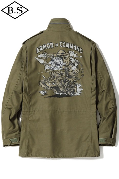 バズリクソンズ BUZZ RICKSON’S アウター Lot No. BR15918 / Type M-65 “BUZZ RICKSON MFG. CO., INC.” ARMOR IN COMMAND / OLIVE DRAB