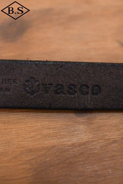 Vasco / ヴァスコ VASCO 小物 VS-601 Leather Ring Belt narrow