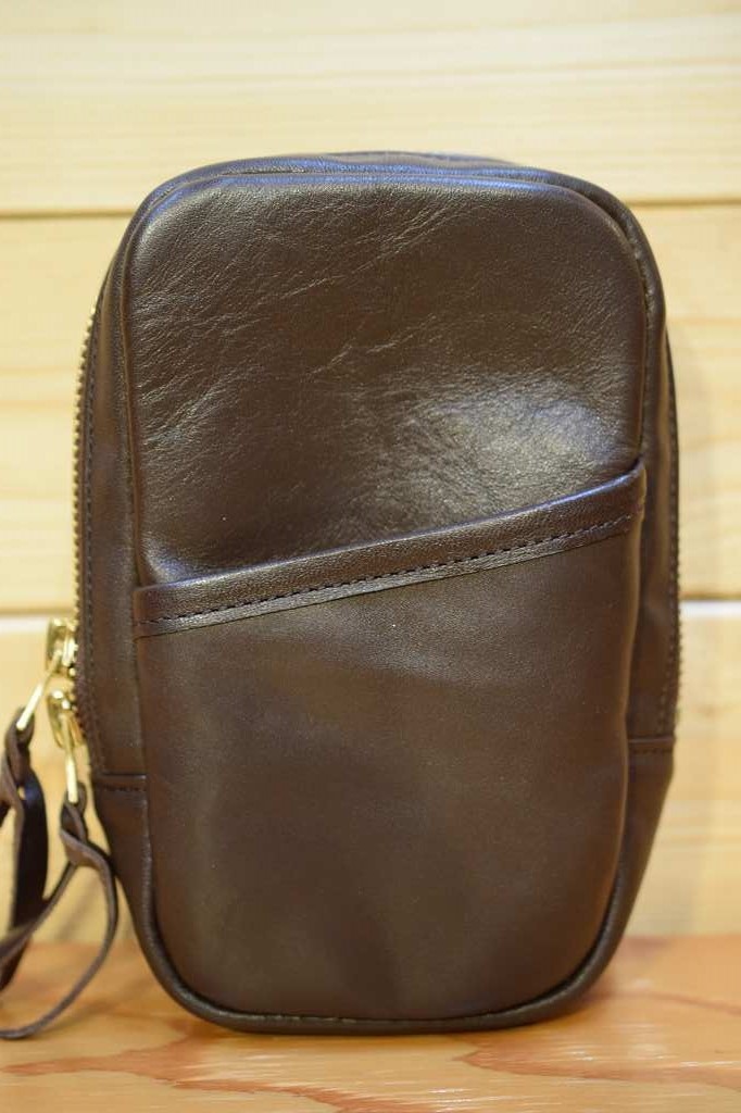 オーパス OPUS　インセプション　IPHSB-09 HORSE HIDE UTILITY POUCH ブラウン