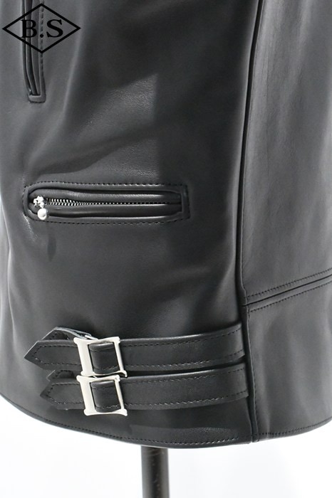 666　LJM−1TF タイトフィットサイドベルトライダース　40 正規取扱店 666 LEATHER WEAR LJM-1TF タイトフィット U.K. サイド