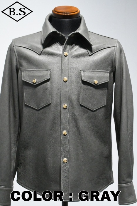 Y’2 LEATHER ワイツーレザー Y'2 LEATHER（ワイツーレザー）ANILINE HORSE SHIRT JACKET