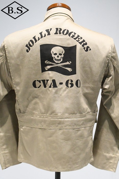 リアルマッコイズ  REAL MCCOYS アウター MJ25007 7758A JOLLY ROGERS KHAKI