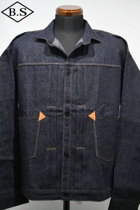 ウエアハウス WAREHOUSE GREENEBAUM 長袖シャツ Lot 2214 1880 HEAVY LEATHER BOUND BROWSE ノンウォッシュ INDIGO