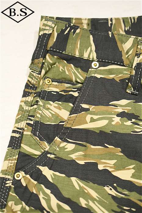 IRON HEART ストライプ柄ワークパンツ 12ozウォバッシュ エンジニアペインターパンツ／ブラック – IRON HEART