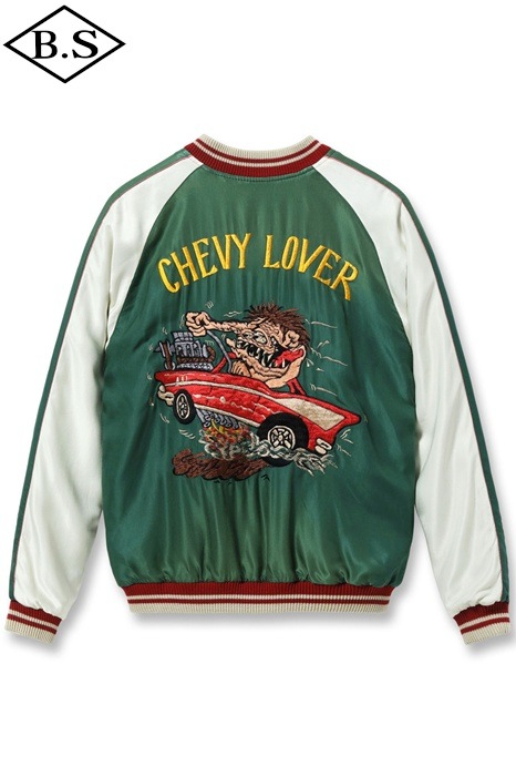 テーラー東洋 TAILOR TOYO アウター Lot No. TT15878-119 /Mid 1950s Style Acetate Souvenir Jacket “TIGER HEAD” × “CHEVY LOVER” (AGING MODEL)