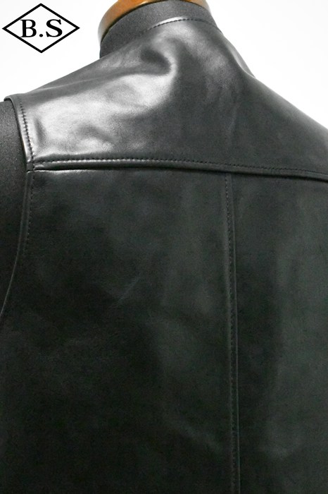 MASSES / マシス MASSES ベスト HORSE LEATHER VEST / BLACK [アメカジ