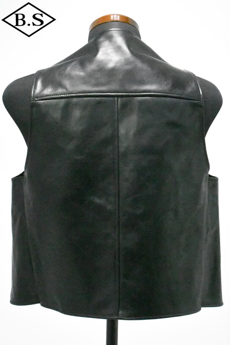 アイテム別 / マシス MASSES ベスト HORSE LEATHER VEST / BLACK