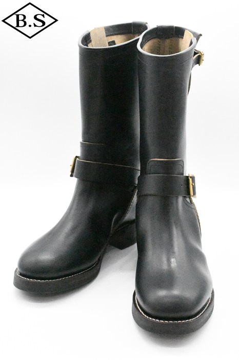 ダッパーズ Dapper's ブーツ LOT1142 40’s Style Engineer Boots / R.BLACK（BROWN BASE / Horse Butt）