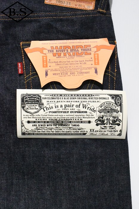新品 定価28,380 WESTRIDE 1953XX デニムパンツ 30×36 新品 定価28,380 WESTRIDE 1953XX デニムパンツ 30×36 - メルカリ