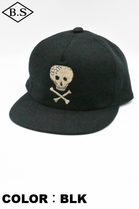 ウエストライド WESTRIDE 2025FW SKULL スカルキャップ キャップ / ウエストライド WESTRIDE キャップ 25FW BB CAP9:EMB SKULL