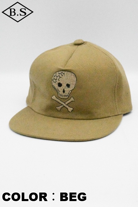 ウエストライド WESTRIDE 2025FW SKULL スカルキャップ WESTRIDE(ウエストライド) キャップ SKULL & SNAKE HAT 通販正規取扱
