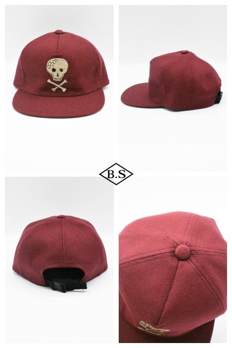 ウエストライド WESTRIDE 2025FW SKULL スカルキャップ キャップ / ウエストライド WESTRIDE キャップ 25FW BB CAP9:EMB SKULL