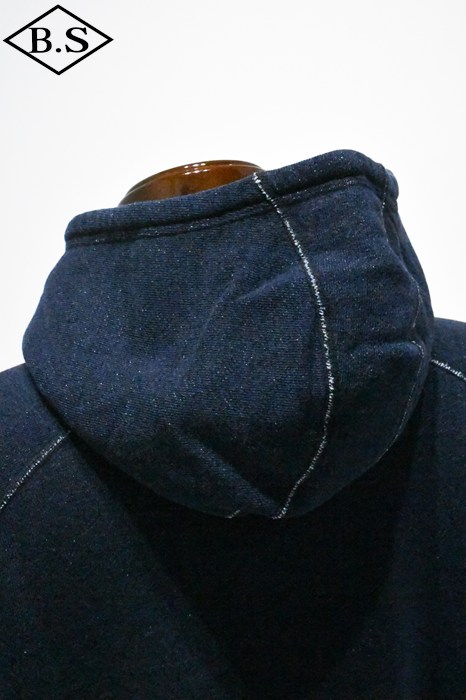 希少/ジップポケットPureBlueJapan インディゴ スウェットパーカー ブランド別 / ピュアブルー Pure blue japan スウェット 5410-ID Yarn