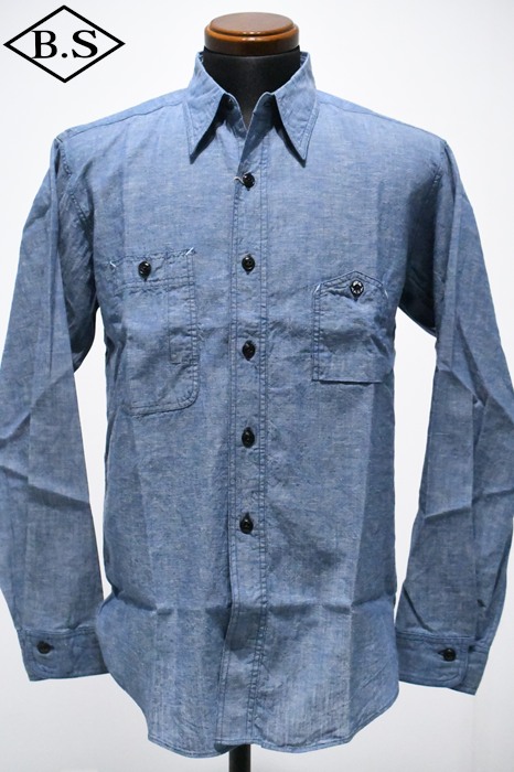 BIG_YANK / ビックヤンク BIG YANK 長袖シャツ Y1942 CHAMBRAY SHIRT