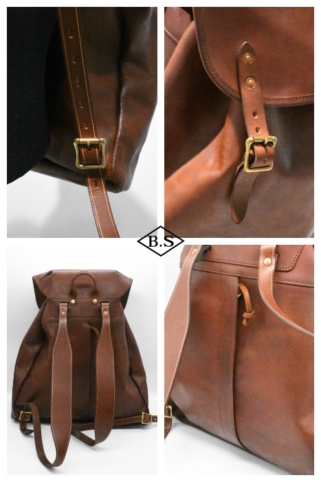 Vasco / ヴァスコ VASCO バッグ VS-204L-2 LEATHER ARMY RUCKSACK