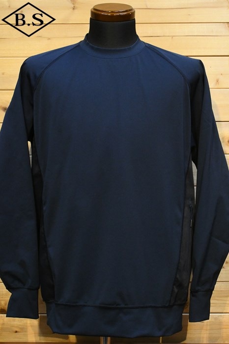 【Sale 50％ off】ダイワライフスタイル DAIWA LIFESTYLE 長袖Tシャツ DE-077-7023EX STRETCH CREW ネイビー