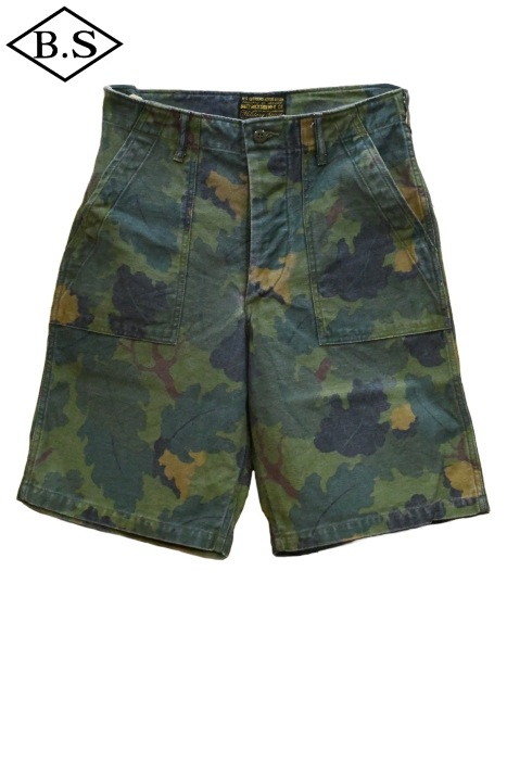 バズリクソンズ BUZZ RICKSON’S ショートパンツ BR52543 MITCHELL PATTERN CAMOUFLAGE SHORTS CIVILIAN MODEL CAMOUFLAGE