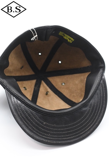 ダッパーズ　Horsehide Leather Work Cap Lサイズ すべての商品 / ダッパーズ Dapper's ワークキャップ LOT1741