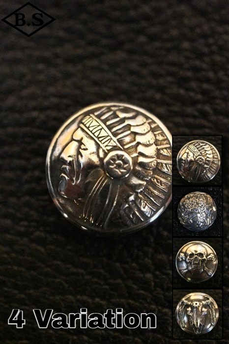 BS オリジナル シルバーコンチョボタン シルバー950 