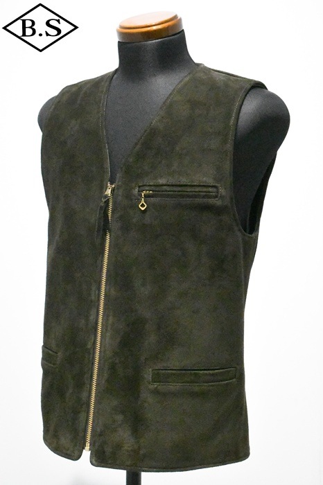 Y’2 LEATHER TV-05 ステアラフアウト レザーベスト サイズ44 Y'2LEATHER / ワイツーレザー Y'2 LEATHER レザージャケット TV-05
