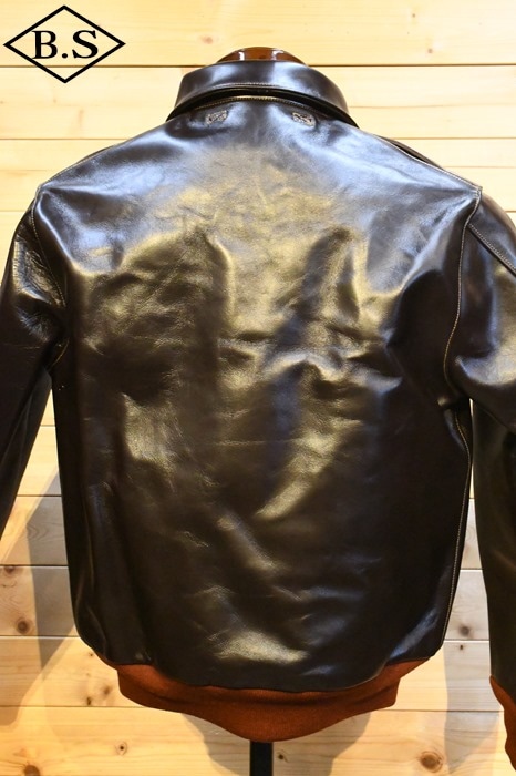 ビアズリー　レザージャケット 80s Taylor's Leatherwear キルティングライナー ポリスマン