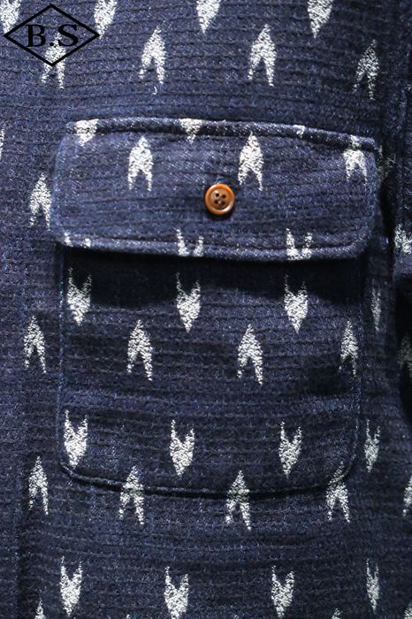 STUDIO D'ARTISAN ステュディオ ダルチザン 長袖 和柄 シャツ STUDIO_D'ARTISAN / ステュディオダルチザン STUDIO D'ARTISAN