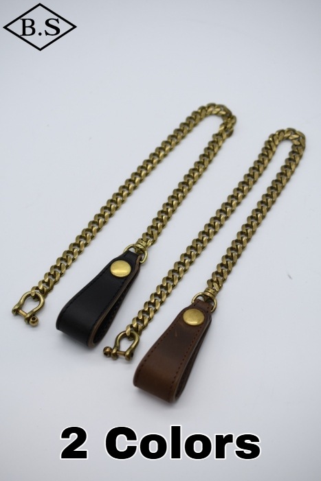 オーパス OPUS ウォレットチェーン  IPC-08 HORSE BUTT LEATHER BRASS CHAIN (BRASS)
