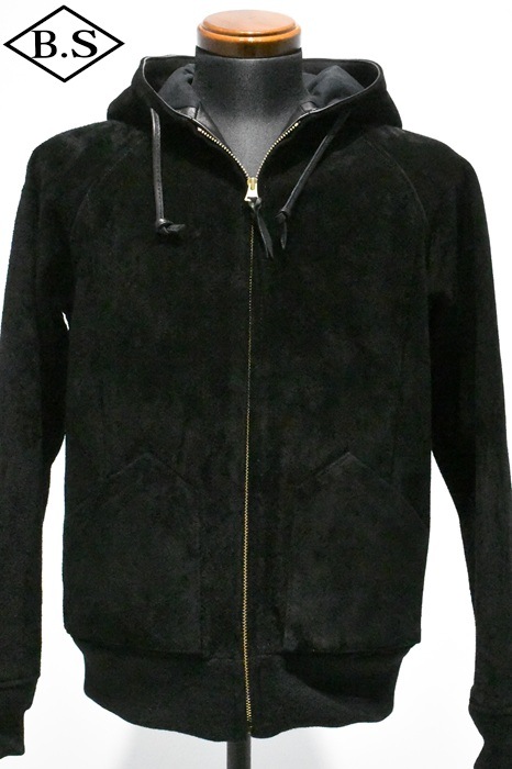 Y'2 LEATHER ワイツーレザー パーカー スエード サイズ42 黒 楽天市場