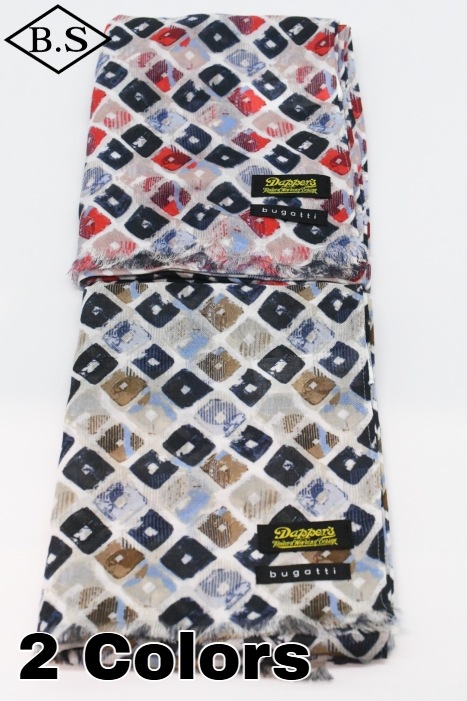 ダッパーズ Dapper’s ストール LOT1765 Stylish Stole by V.FRAAS【DIAMOND CHECK】