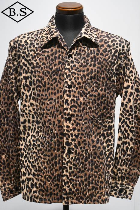 アトラクションズ Attractions 長袖シャツ Lot.875 Leopard Cords Shirt L/S Leopard