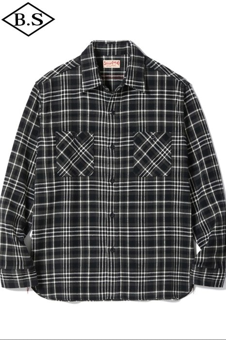 シュガーケーン SUGAR CANE 長袖シャツ SC29559 / TWILL CHECK WORK SHIRT