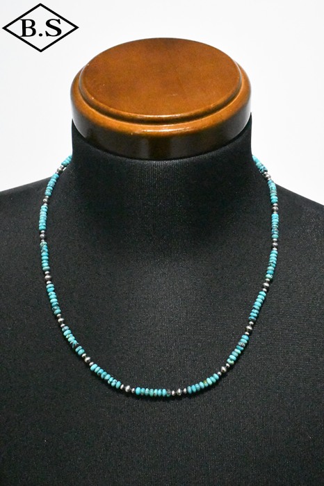 インディアンジュエリー INDIAN JEWELRY 小物 ネックレス FN50-002 ナバホパール ターコイズ 55cm