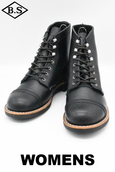 【WOMENS】レッドウィング RED WING レースアップブーツ  3366 IRON RANGER アイアンレンジャー ブラック