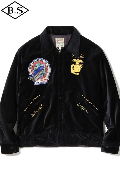 テーラー東洋 TAILOR TOYO アウター BR15917 SOUVENIR JACKET BUZZ RICKSON'S × KOSHO & CO. SPECIAL EDITION U.S.S. LEXINGTON CVA-16 / BLACK