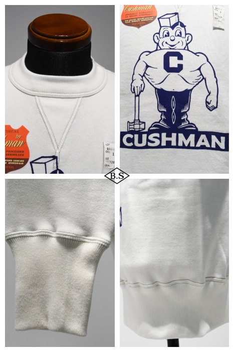 【Cushman】スウェット Size L【クッシュマン】 CUSHMAN(クッシュマン) スウェット セットインスリーブ - SPURS