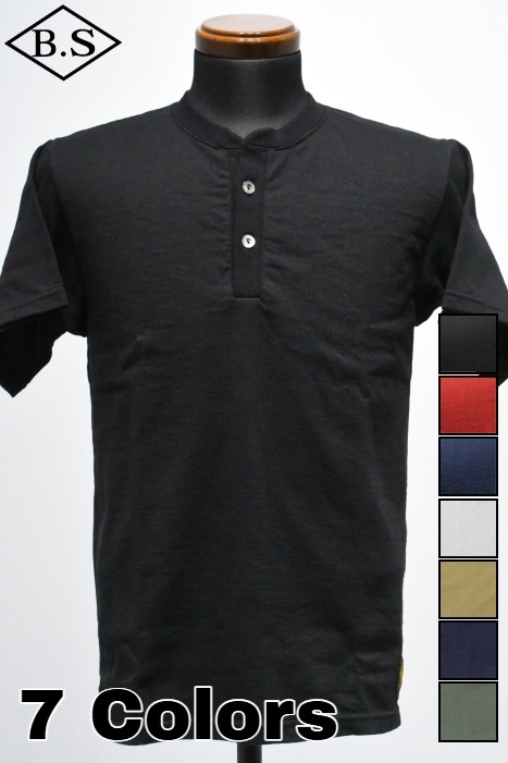 デラックスウエア DELUXEWARE Tシャツ SDHT-00 HENLY NECK T-SHIRT