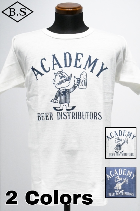 ジョングラッコー Tシャツ ウエアハウス John Gluckow by WAREHOUSE Tシャツ Lot JG-CS06 Academy Beer Distributors TEE 