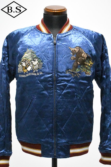 STUDIO D'ARTISAN　日本橋　波乗り　 別珍スカジャン　36 STUDIO D'ARTISAN（ステュディオ・ダ・ルチザン） STUDIO D'ARTISAN GZ
