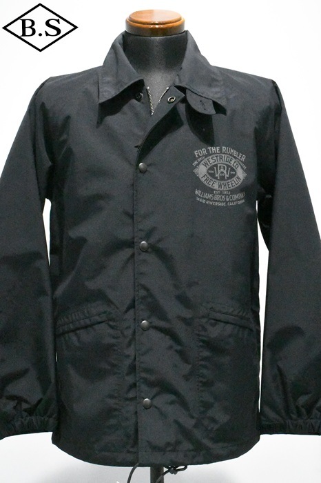 ウエストライド WESTRIDE アウター 26SS SUPPLEX CYCLE WINDBREAKER FREE WHEELIN’ BLACK
