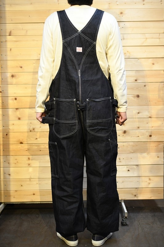 クッシュマン　ビブオーバーオール　ローバック検）ウエアハウス フリーホイーラーズ クッシュマン ビブオーバーオール ローバック検）ウエアハウス フリー