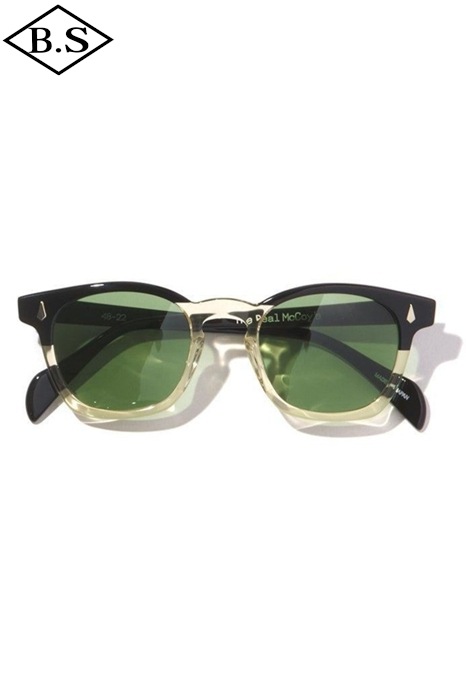 リアルマッコイズ  REAL McCOYS アイウェア MA17020 WELLINGTON SUNGLASSES white×black