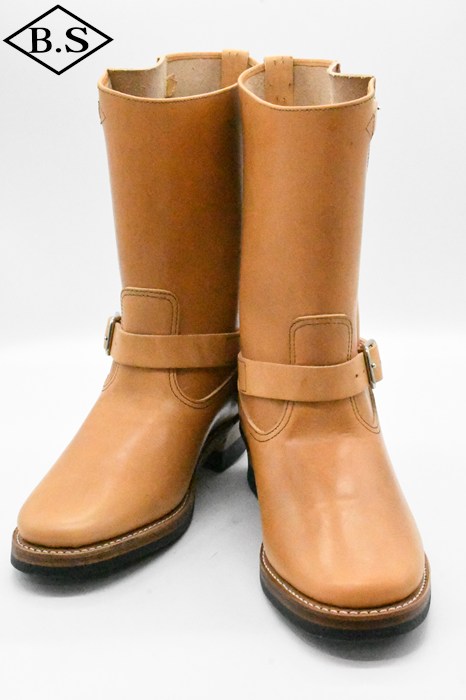 アトラクションズ Attractions ビルトバック BILTBUCK ブーツ Lot.603LTD Engineer Boots “The Pioneer” - Heritage Vachetta Double Shoulder -Natural×Nickel-