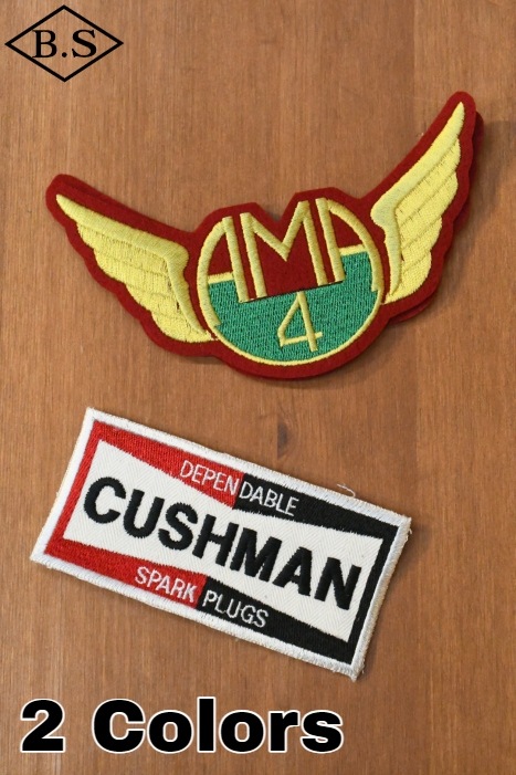 クッシュマン CUSHMAN ワッペン EMBROIDERY PATCH 4