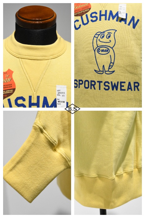 CUSHMAN / クッシュマン CUSHMAN スウェット 26901P PRINT SET-IN