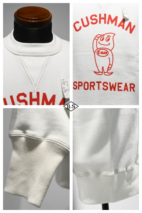 【Cushman】スウェット Size L【クッシュマン】 CUSHMAN(クッシュマン) スウェット セットインスリーブ - SPURS