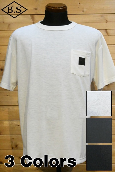 トロフィークロージング TROPHY CLOTHING Tシャツ TE-18 MONOCHROME” PC POCKET TEELBlack