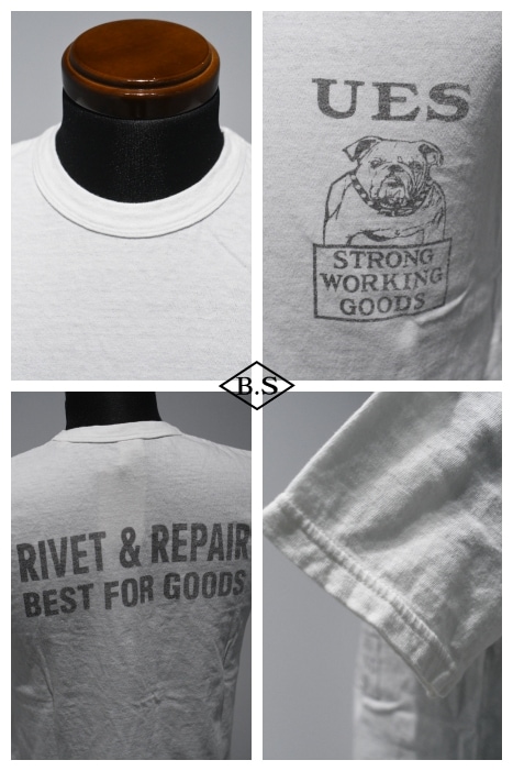 UES / ウエス UES Tシャツ 652502 BULLDOG Tシャツ [アメカジ] [通販