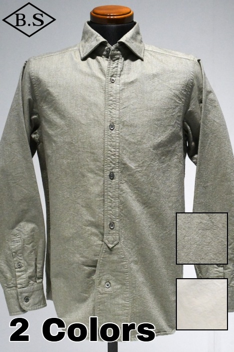 ナイジェル ケーボン 長袖シャツ Nigel Cabourn 80500010000 BRITISH OFFICER’S SHIRT ブリティッシュオフィサーズシャツ